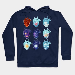 heart landscape natural phenomena Hoodie